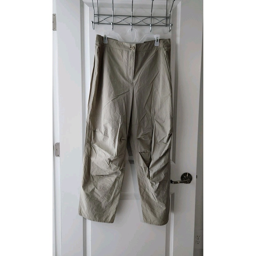 Ruti, More Than Active Pant Straight Leg Cotton Lightweight Khaki Pockets Size 4
